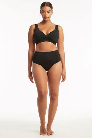 Sea Level High Waist Gathered Side Pant - Eco Essentials