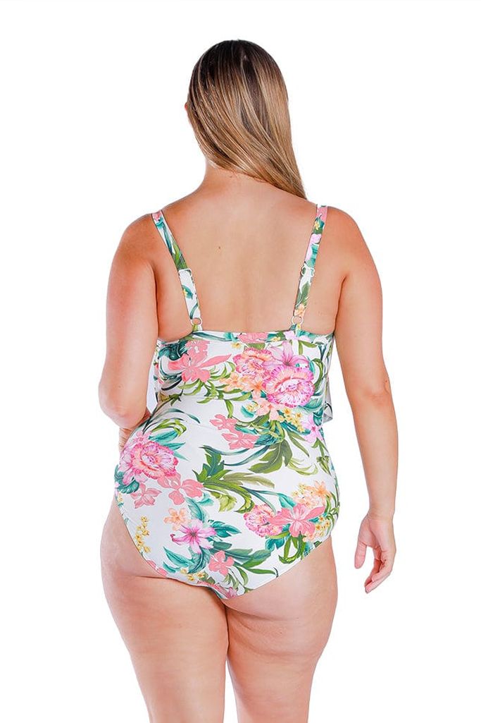 Capriosca 3 Tier One Piece - Bora Bora White