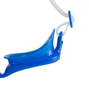 Speedo Junior Futura Classic Goggles - Clear/ Neon Blue