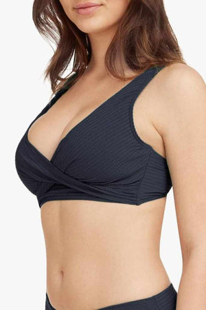 Sea Level Cross Front Multifit Bra Top - Messina