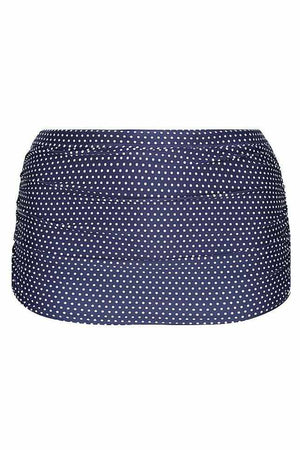 Capriosca Retro Skirted Pant - Navy Dots-Splish Splash Swimwear-Splish Splash Swimwear