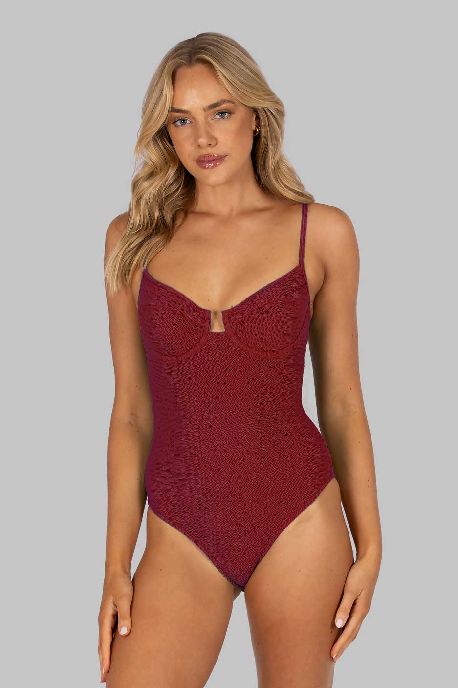 Baku Underwire Balconette One Piece - Ibiza