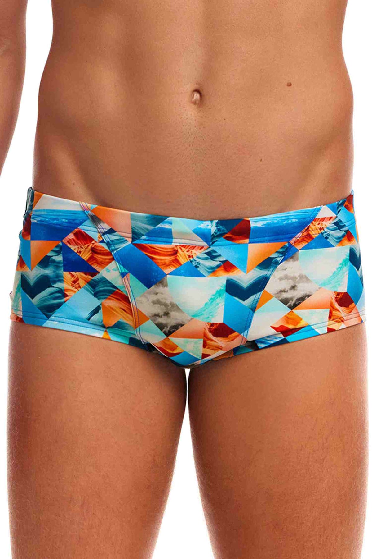 Funky Trunks Mens Classic Trunks - Smashed Wave