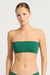 Bond-eye Reversible Ida Tie Back Bandeau - Petrol Blue/Forest