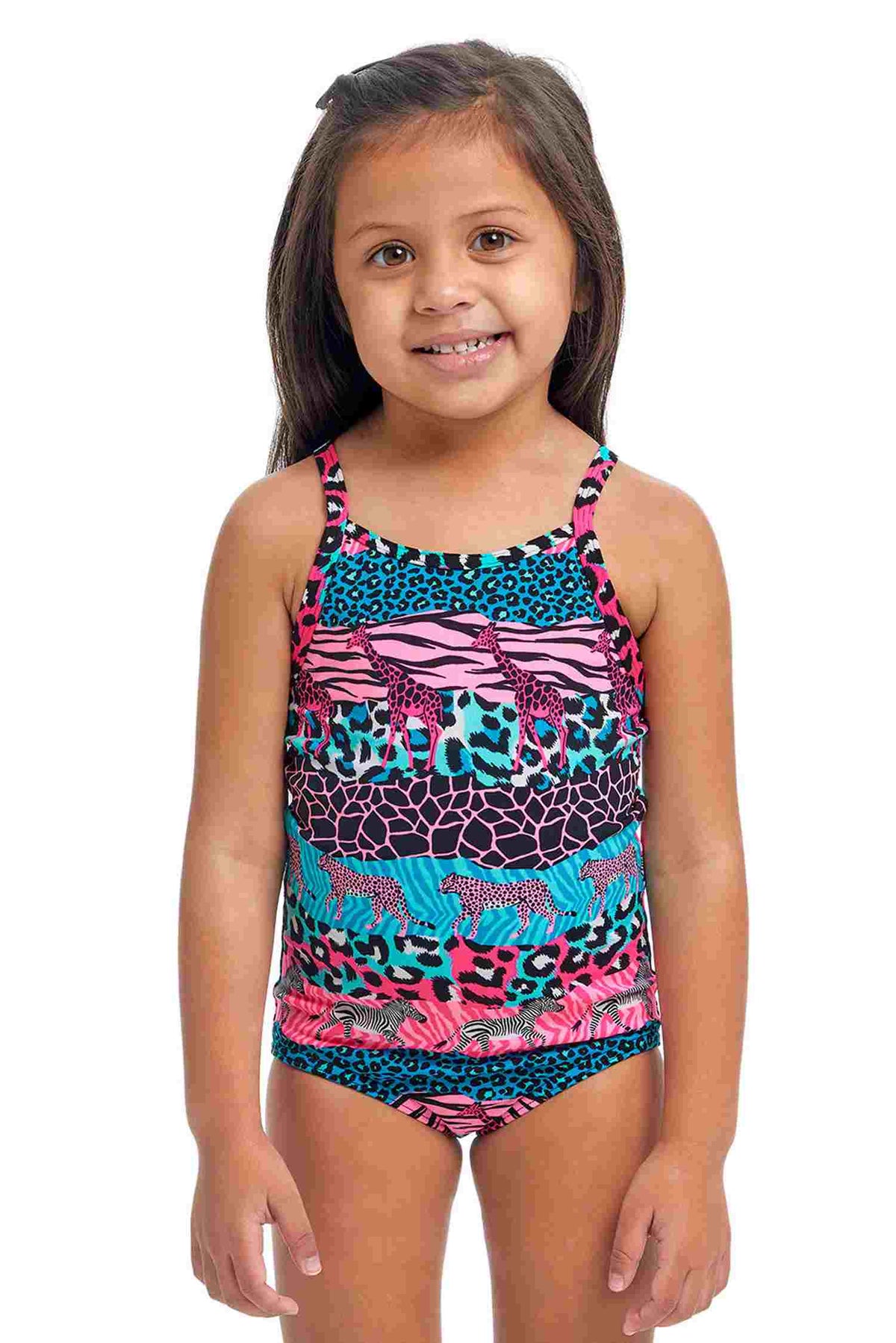 Funkita Printed Toddler Girls One Piece - Wild Things