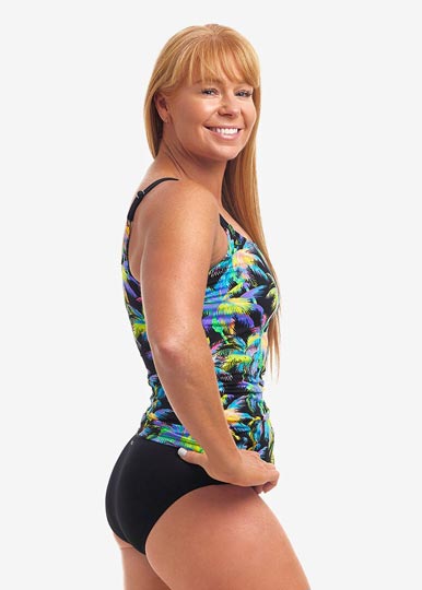 Funkita Ladies Scoop Neck Tankini Top - Paradise Please