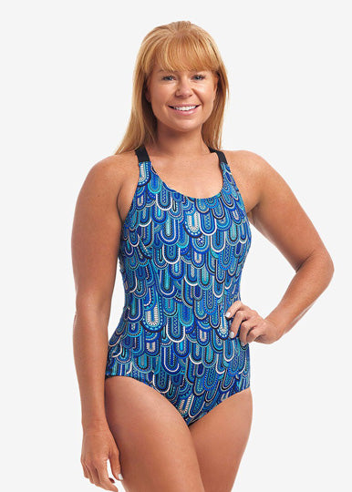 Funkita Ladies Brace Me Back One Piece - Flight School
