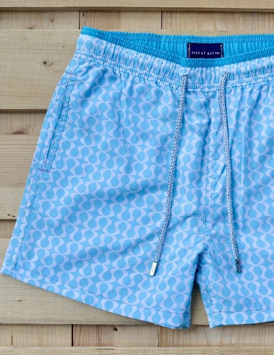 Pier St Barth Mens Pier Swim Short