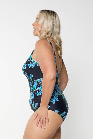 Capriosca Tank One Piece - Bahamas Blue