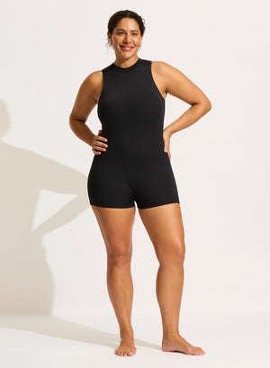 Seafolly Boyleg Zip One Piece - S.Collective