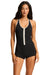 Seafolly Retro Boyleg One Piece - Beach Bound