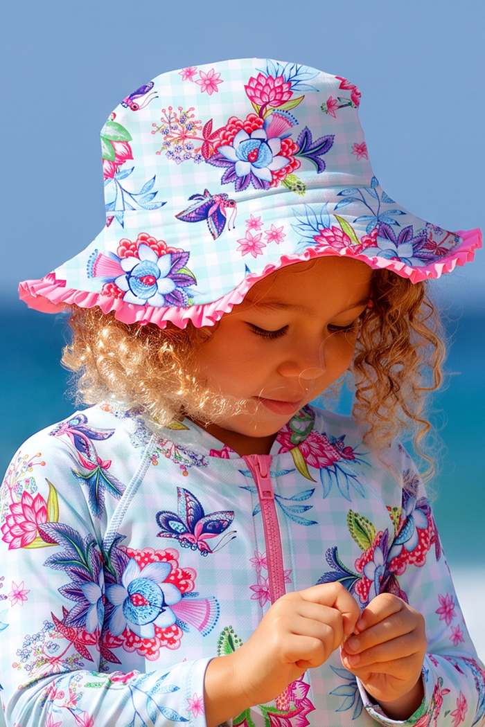 Salty Ink Little Miss Sunhat - Miss Minty