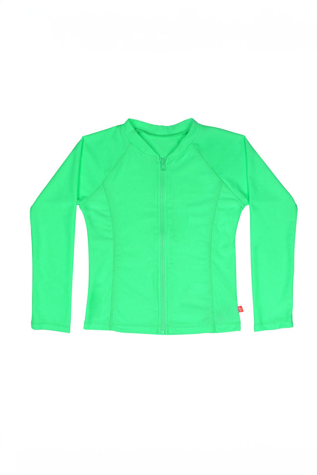 Salty Ink Girls Long Sleeve Rashvest - Salty Plains