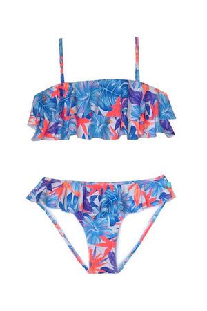 Salty Ink Girls Tube Bikini Set - Kokomo