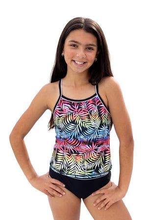 Salty Ink Girls Singlet Bikini - Vivad Jungle