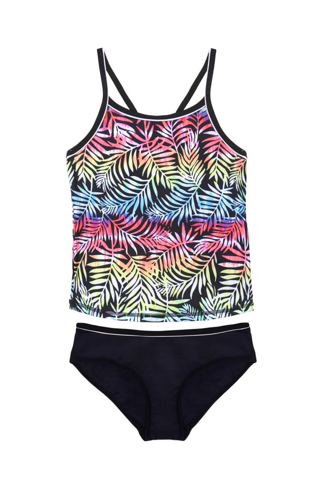 Salty Ink Girls Singlet Bikini - Vivad Jungle