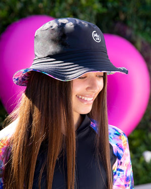 Salty Ink Girls Bucket Hat - Sugar Palm