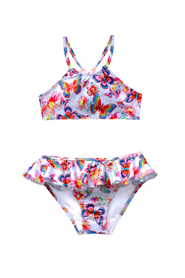 Salty Ink Toddler Girls Bikini - Miss Aloha