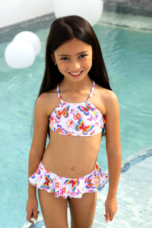 Salty Ink Toddler Girls Bikini - Miss Aloha