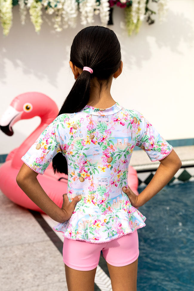 Salty Ink Toddler Girls Playsuit - Miss Vacay