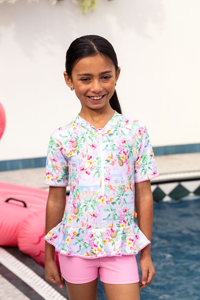 Salty Ink Toddler Girls Playsuit - Miss Vacay