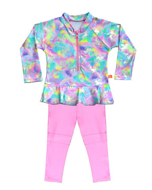 Salty Ink Toddler Girls L/S Onesie - Miss Dazzle