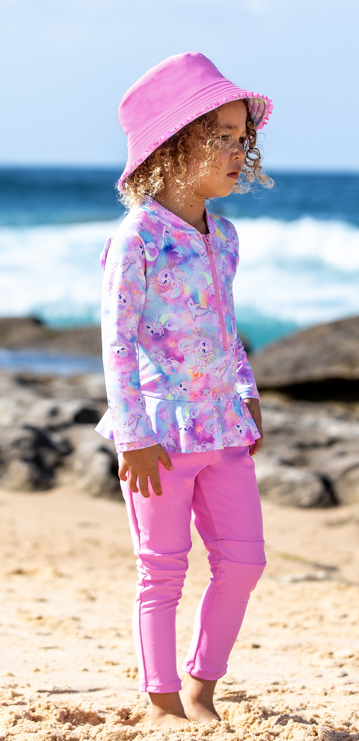 Salty Ink Little Girls Onesie - Miss Sea Princess