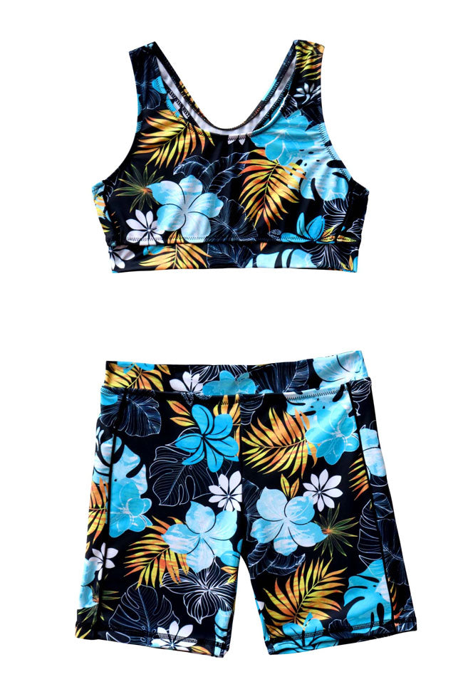 Salty Ink Girls Action Bikini - Tropicana