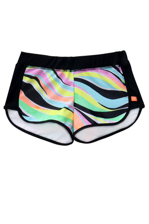 Salty Ink Girls Boardie - Coastal Wave