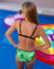 Salty Ink Girls Tri Bikini Set - Sugar Palm