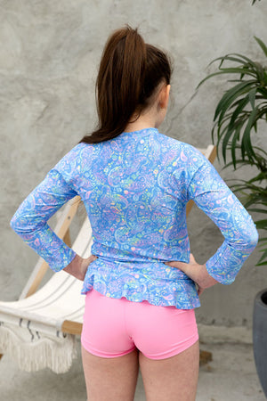 Salty Ink Toddler Girls Long Sleeve Sunvest Set - Miss Mystical