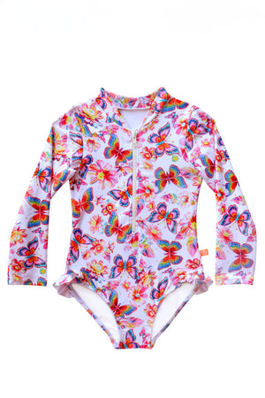 Salty Ink Toddler Girls Sunsuit - Miss Aloha