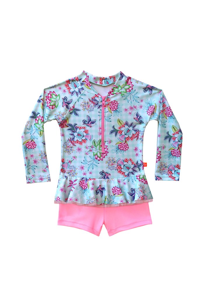 Salty Ink Little Miss Playsuit - Miss Minty
