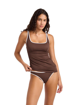 Seafolly Square Neck Tankini - Beach Bound