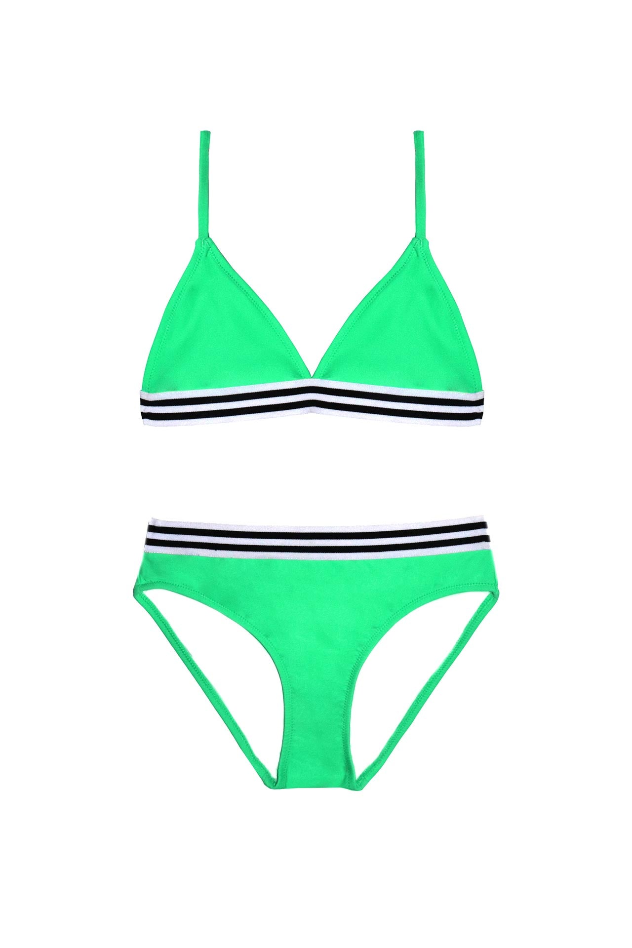 Salty Ink Girls Tri Bikini Set - Salty Plains