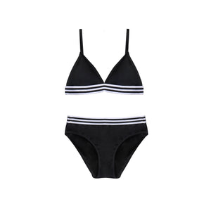 Salty Ink Girls Tri Bikini Set - Salty Plains