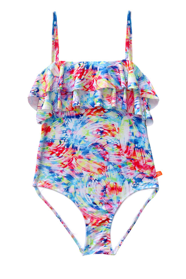 Salty Ink Girls Tube Tank One Piece - Cosmik Crush