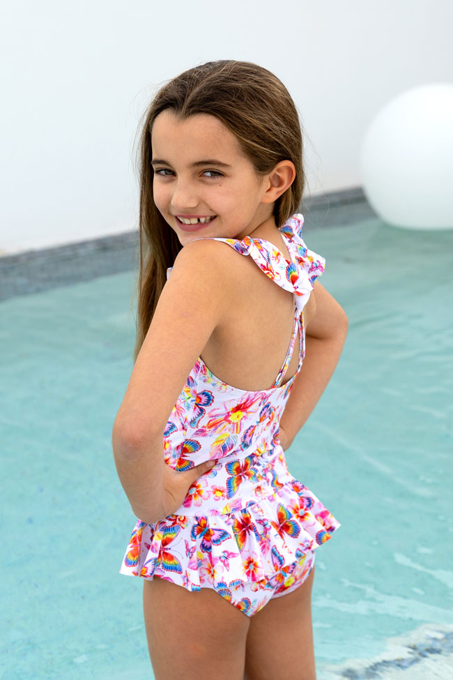 Salty Ink Toddler Girls One Piece - Miss Aloha