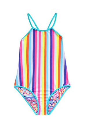 Salty Ink Girls Reversible One Piece - Neo Geo