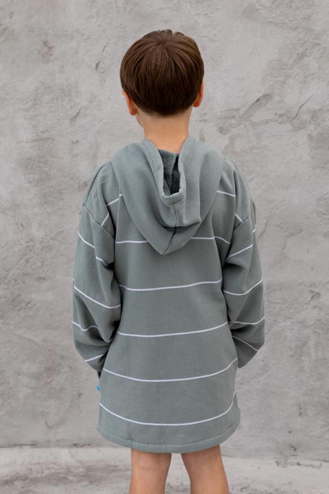 Salty Ink Kids Beach Zip Hoodie - Salty