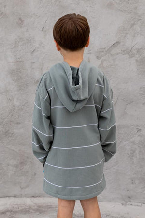 Salty Ink Kids Beach Zip Hoodie - Salty