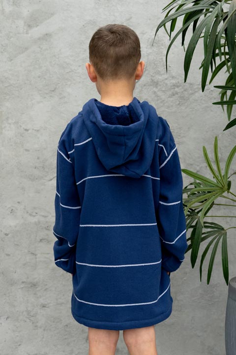 Salty Ink Kids Beach Zip Hoodie - Salty