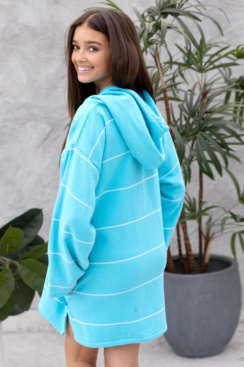 Salty Ink Kids Beach Zip Hoodie - Salty
