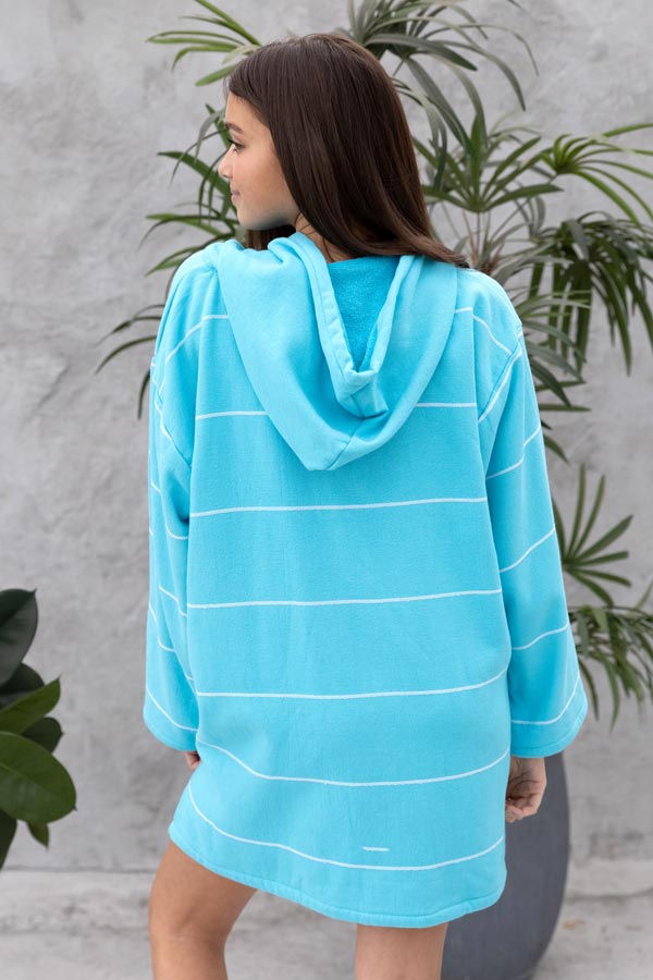 Salty Ink Kids Beach Zip Hoodie - Salty