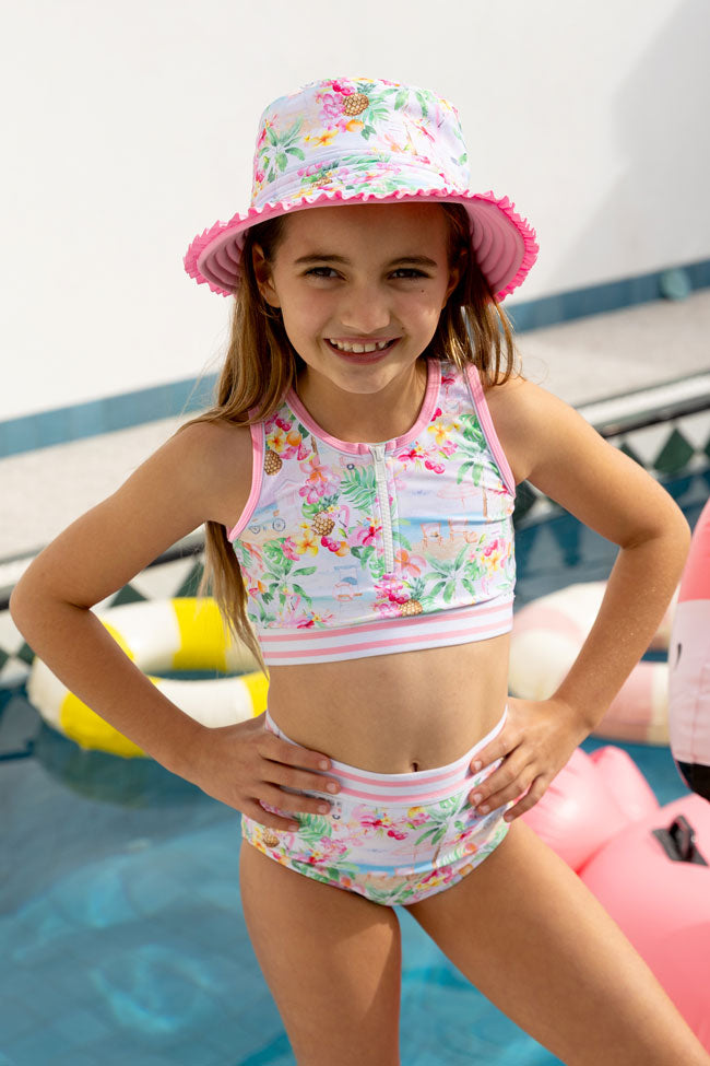 Salty Ink Toddler Girls Bikini - Miss Vacay