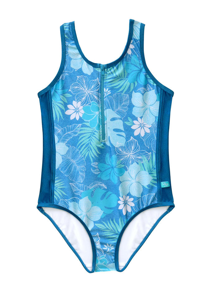 Salty Ink Girls One Piece - Tropicana