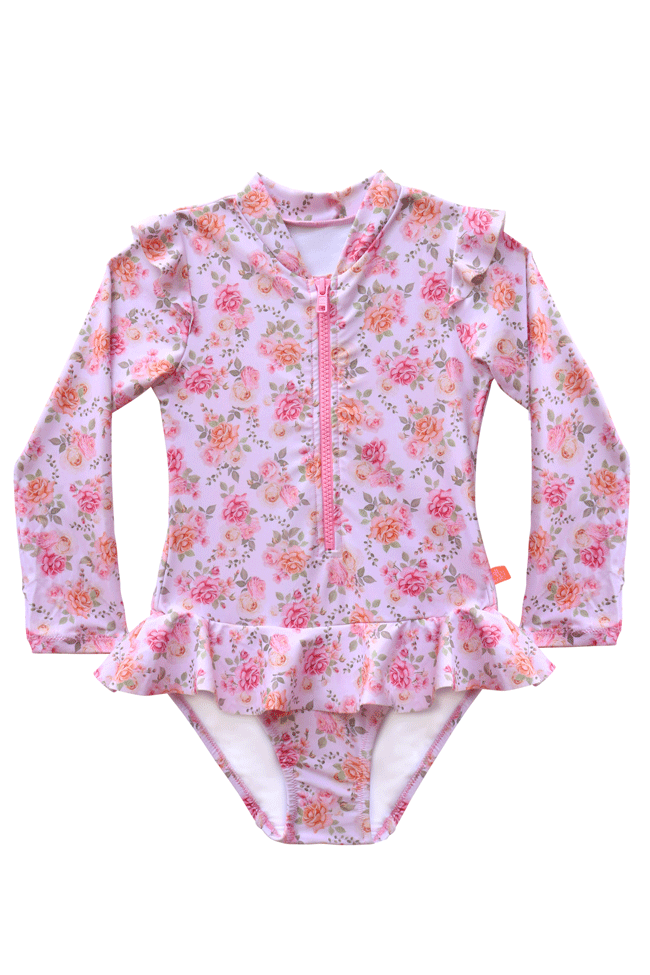 Salty Ink Toddler Girls Sunsuit - Miss Rosie