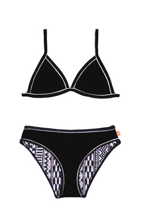 Salty Ink Girls Trikini - Summer Geo