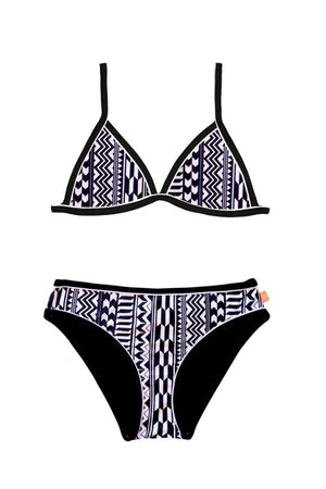 Salty Ink Girls Trikini - Summer Geo