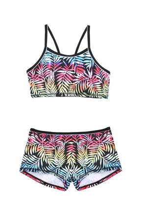 Salty Ink Girls Boyleg Bikini - Vivad Jungle